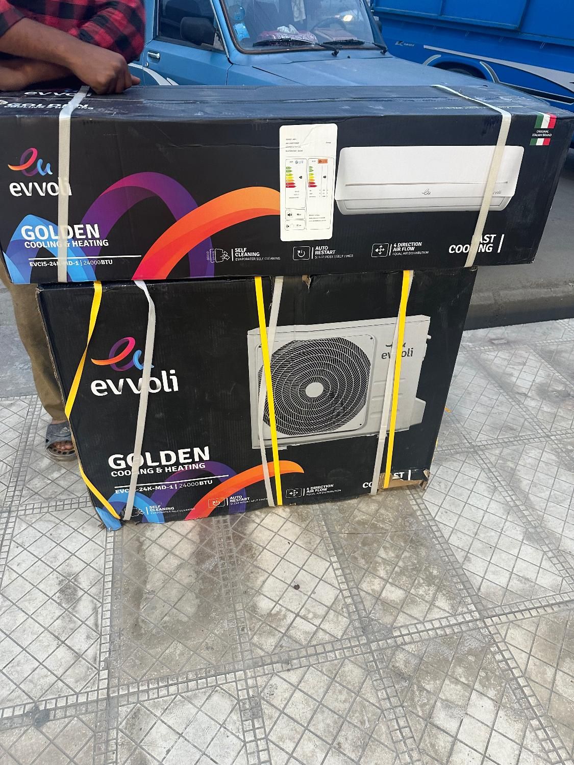 اسپیلت ایوولی گلدن اصلی|کولر گازی و فن‌کوئل|گرگان, |دیوار