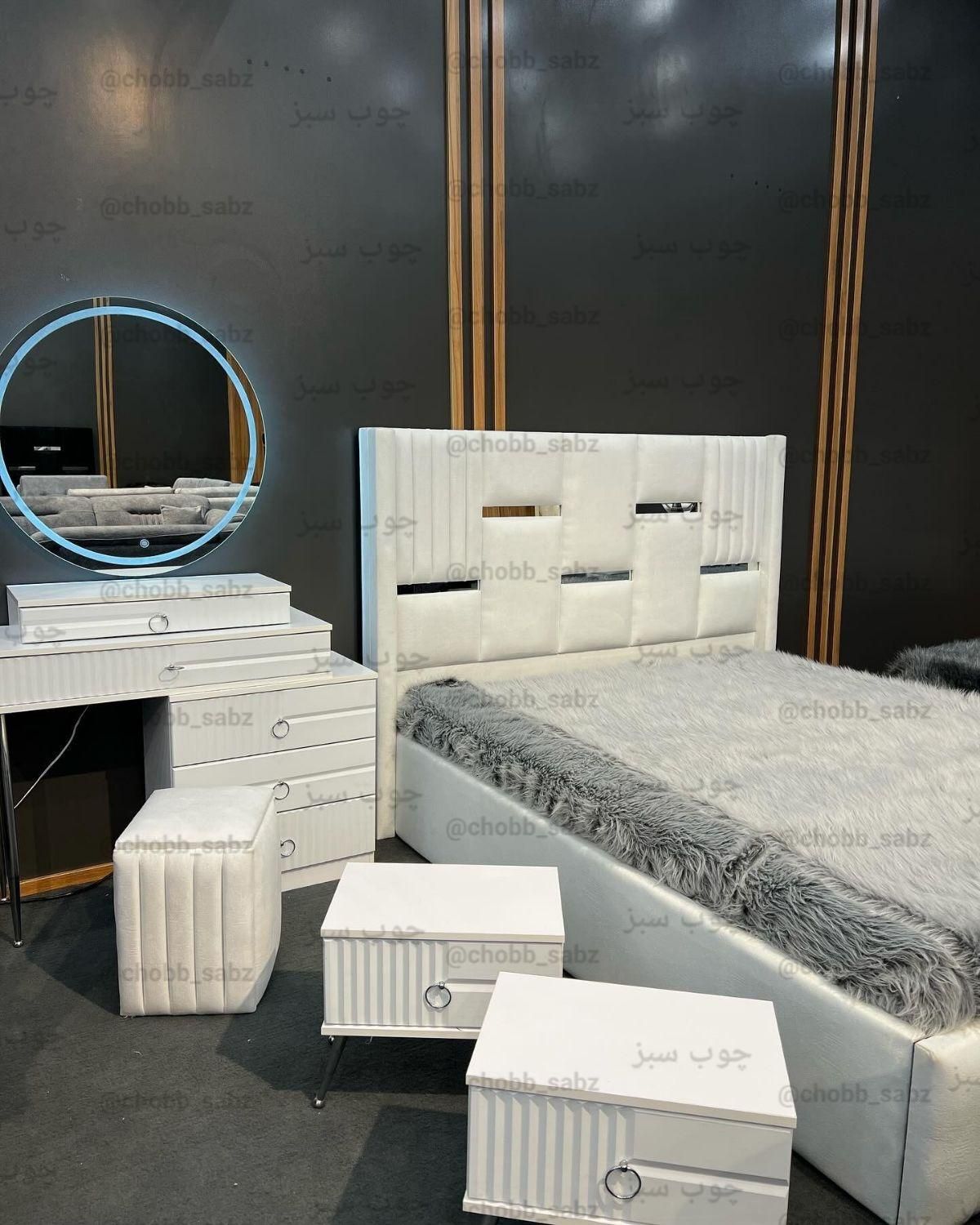 سرویس خواب  مدل روناک|تخت و سرویس خواب|کنگاور, |دیوار