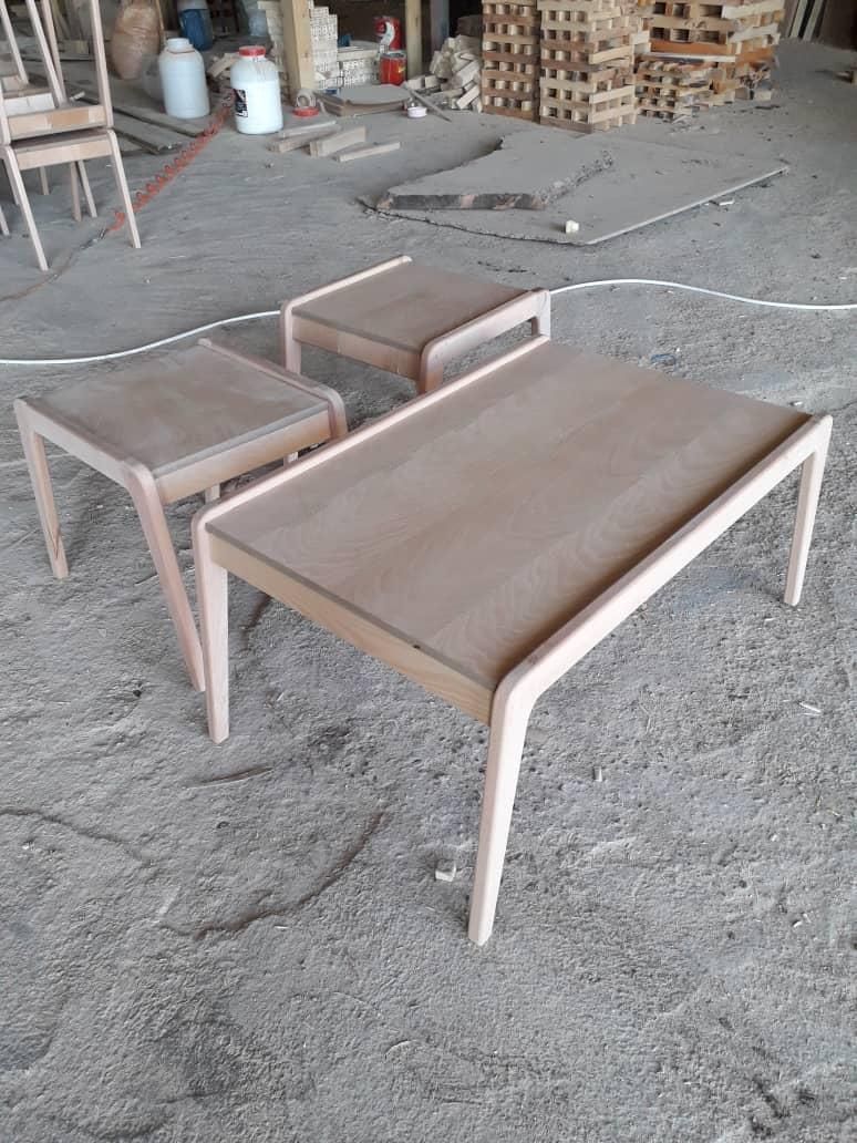 خام فروشی صندلی میز جلو مبلی با چوب راش|میز و صندلی غذاخوری|گنبد کاووس, |دیوار