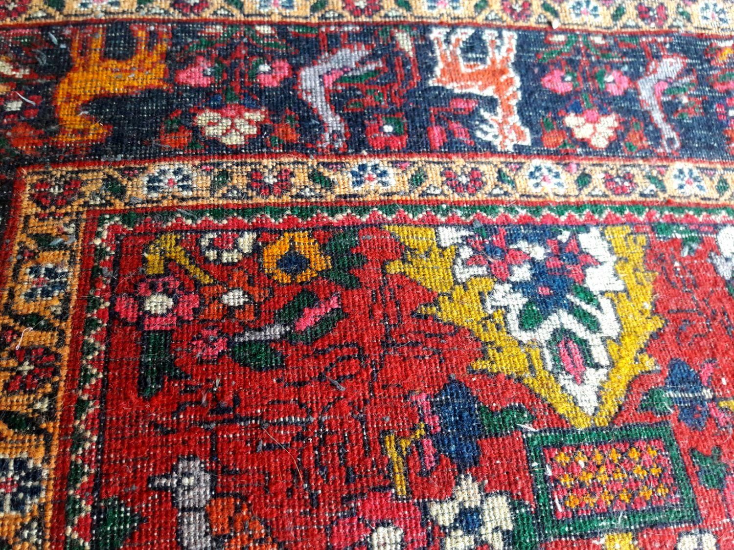 فرش کهنه قدیمی|فرش|زنجان, |دیوار