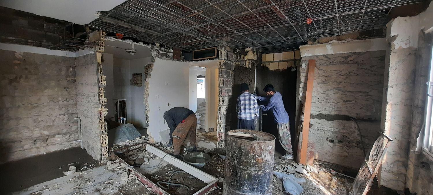 تعمیرات،تخریب،دیوارچینی،سرامیک کاری ،گچ کاری|خدمات پیشه و مهارت|تهران, تسلیحات|دیوار