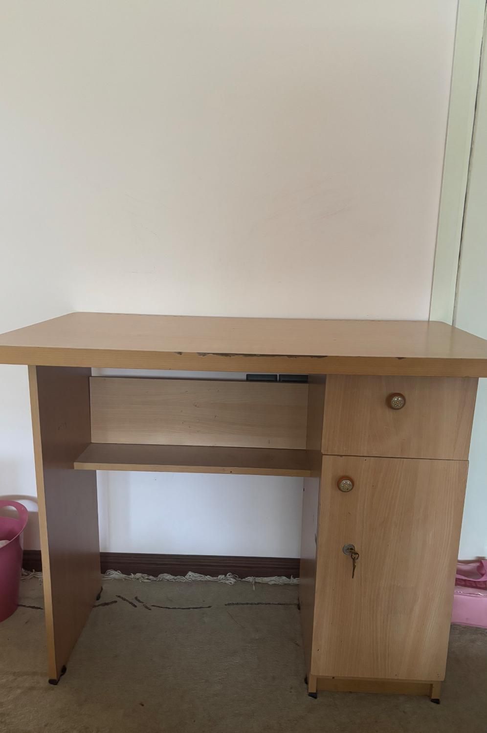 میز تحریر چوبی|میز تحریر و کامپیوتر|شاهرود, |دیوار