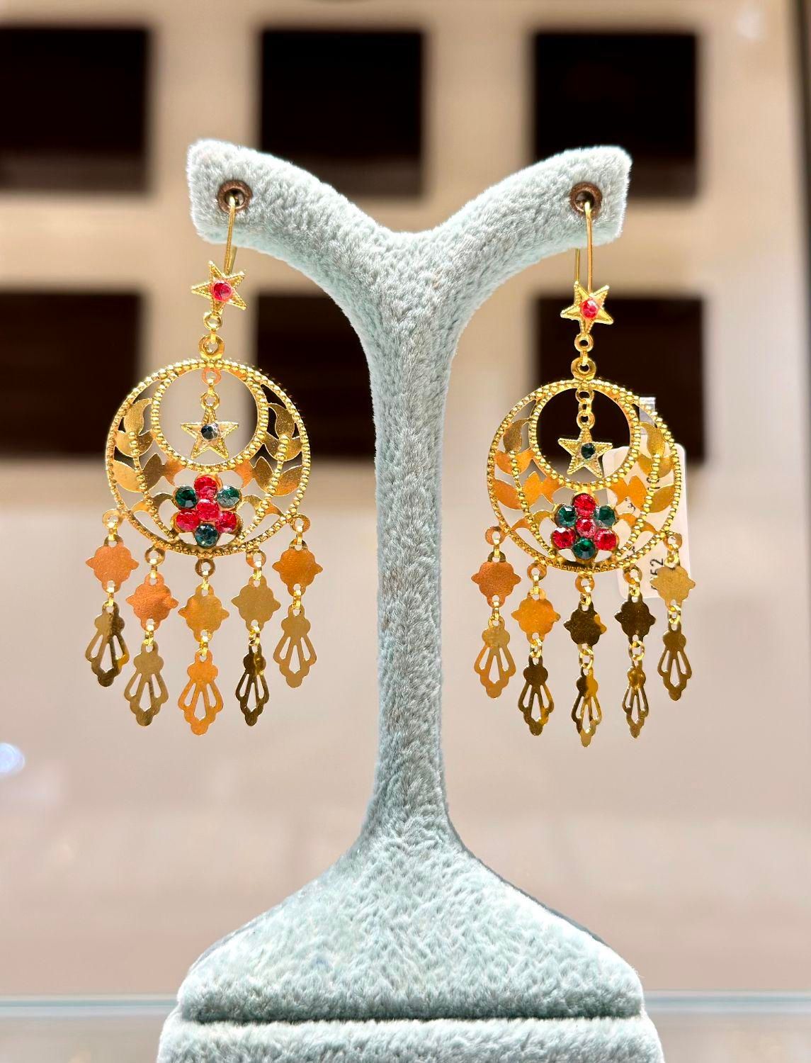 گوشواره ماهک طلا|جواهرات|بندرعباس, |دیوار
