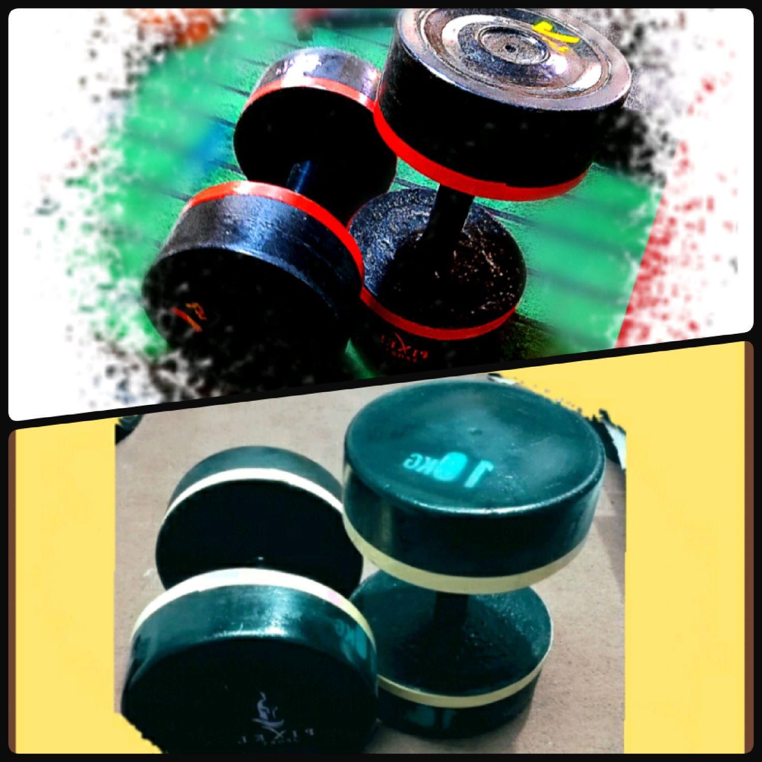 دمبل7/5 و10 کیلویی|تجهیزات ورزشی|مشهد, رضاییه|دیوار