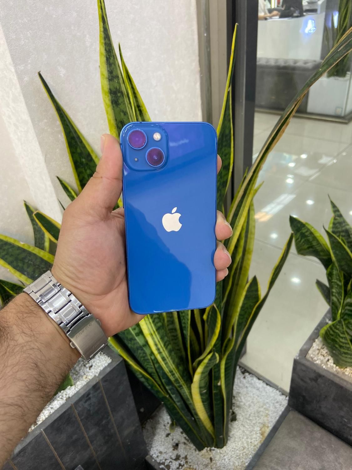 اپل ایفون ۱۳ آبی حافظه ۲۵۶ ch بدون بازشدگی و تعمیر|موبایل|اصفهان, احمدآباد|دیوار