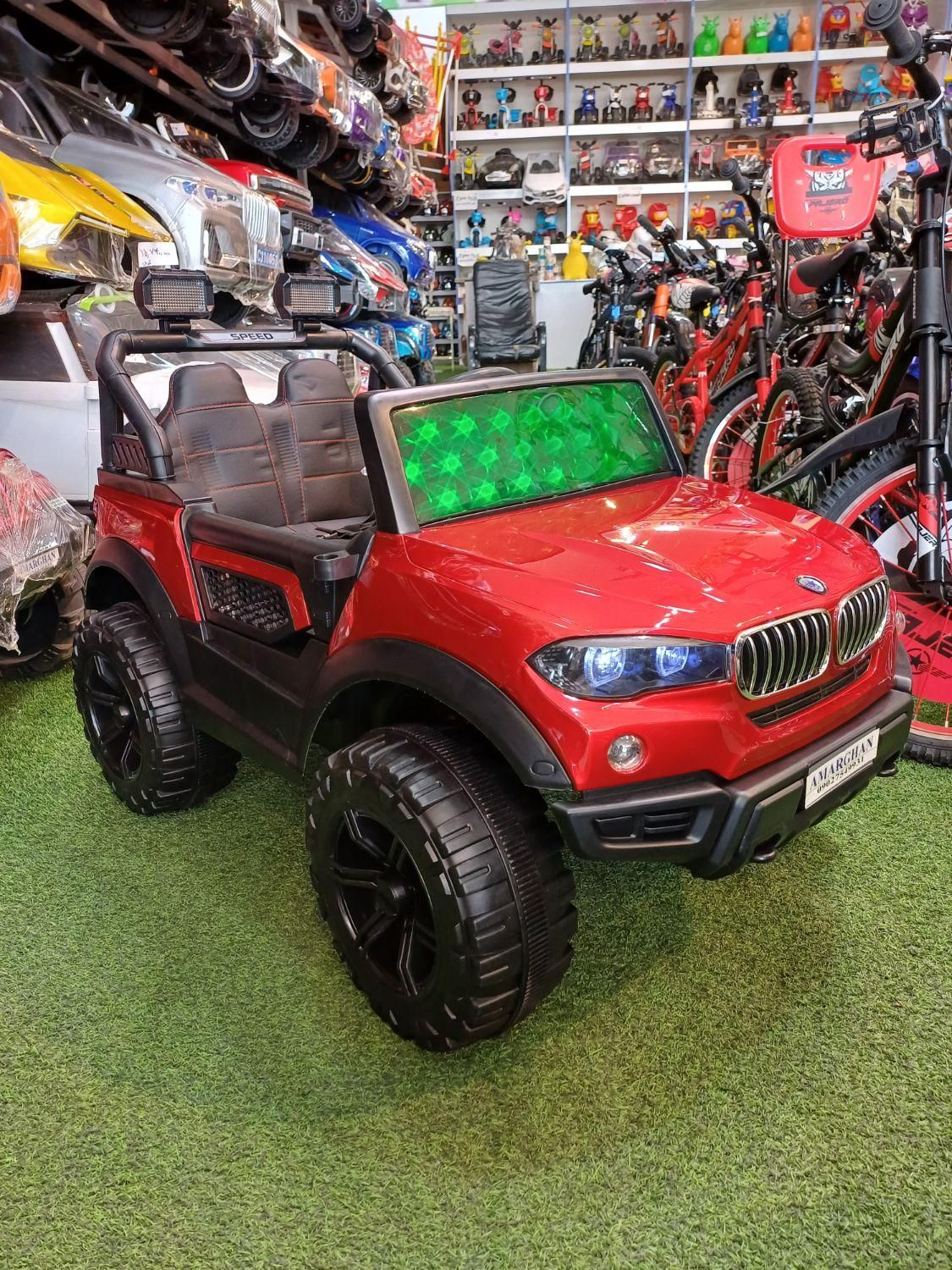 ماشین شارژی بی ام و BMW چهارموتور گهواره ای|اسباب‌بازی بچه|مشهد, توس (بلوار توس)|دیوار