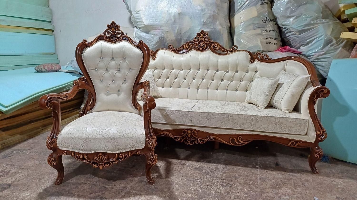 تولیدی مبلمان استیل و کلاسیک ایلیا مبل|مبلمان خانگی و میز عسلی|پاکدشت, پاکدشت (مامازند)|دیوار