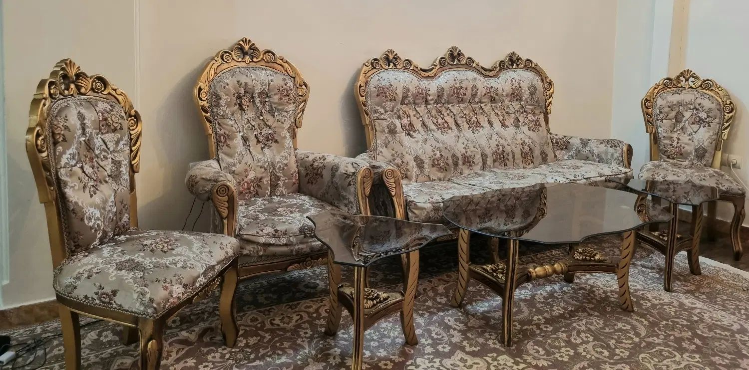 مبلمان ۹ نفره به همراه میز|مبلمان خانگی و میز عسلی|تهران, مولوی|دیوار