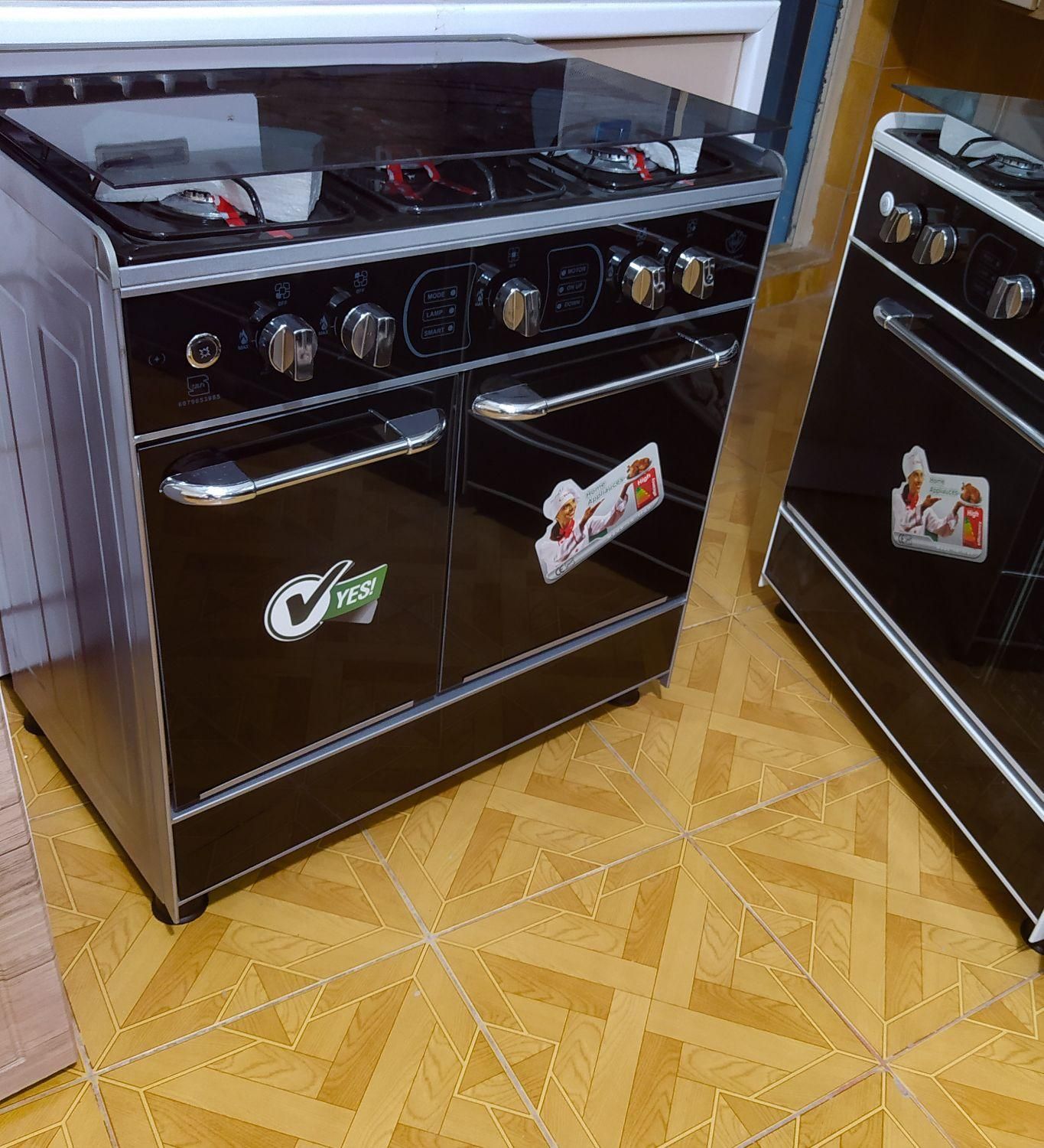 گاز طرح فر فلزی دو درب شیشهای|اجاق گاز و لوازم برقی پختوپز|بوشهر, |دیوار