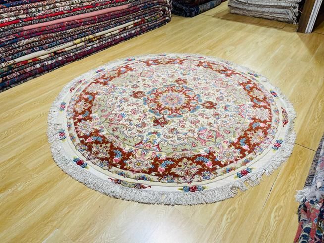 فرش گرد قطر ۲ علیا تبریز ۵۰ رج|فرش|تهران, سلسبیل جنوبی|دیوار