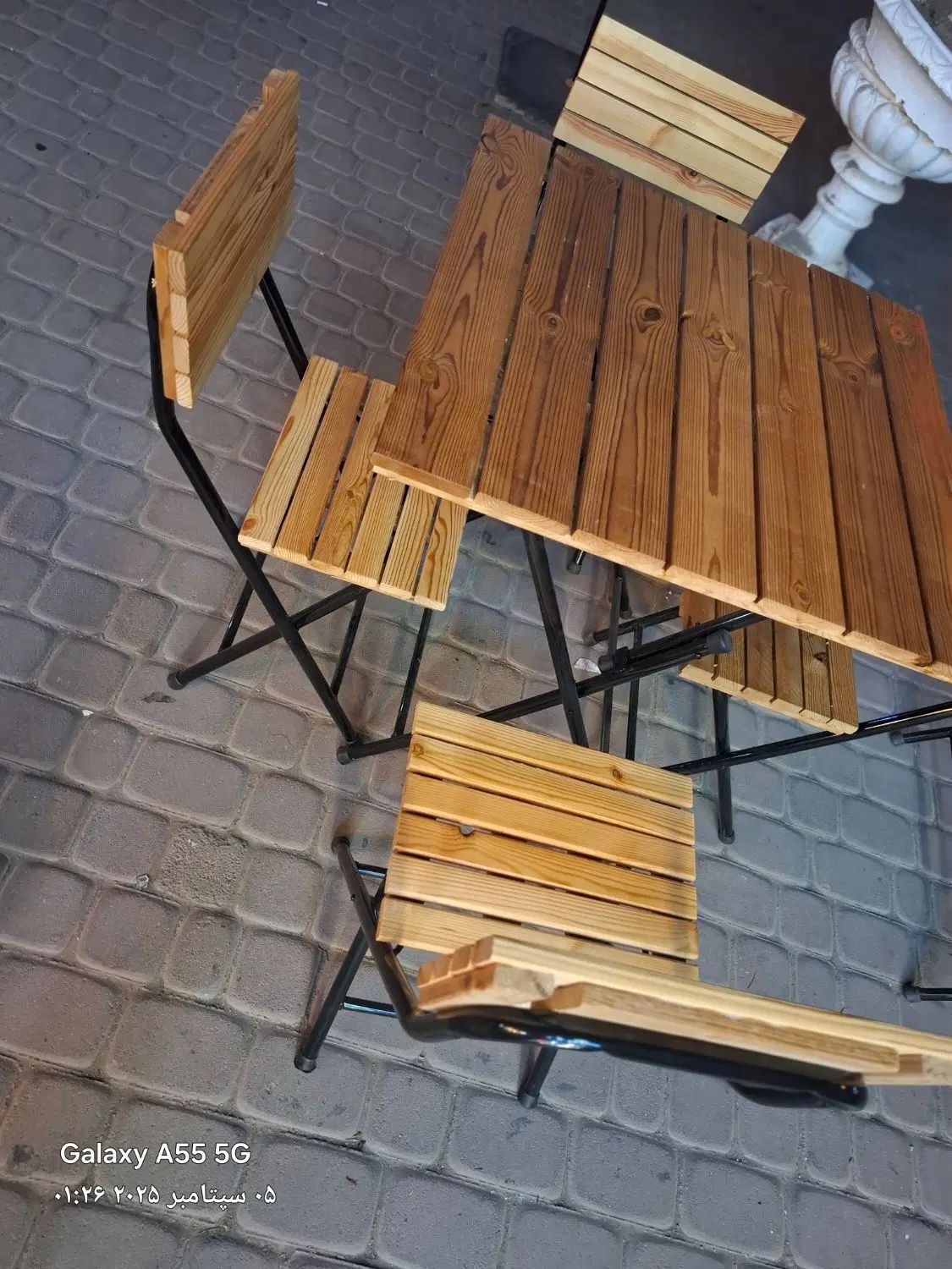 میز تاشو ترموود 4نفره برای منزل و مسافرتی70در70|حراج|ماسال, |دیوار