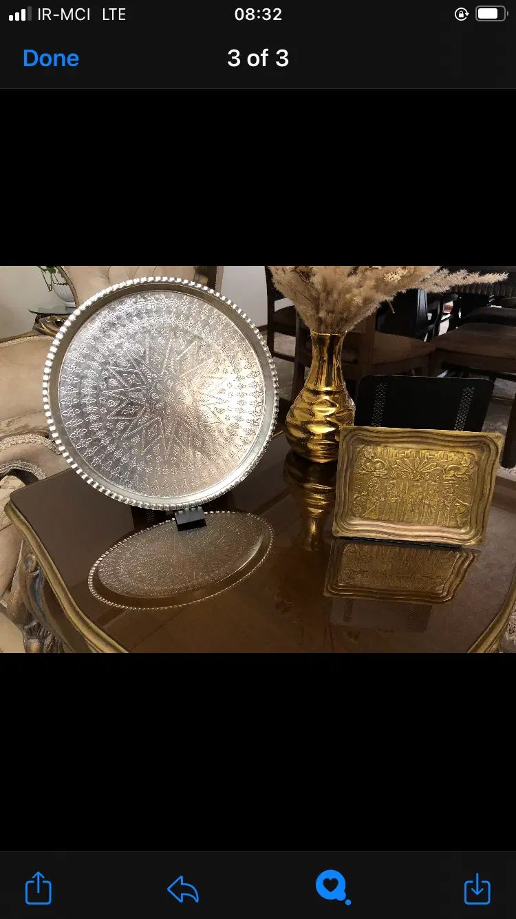 ظروف مسی وبرنجی نو|صنایع دستی و سایر لوازم تزئینی|تهران, نیاوران|دیوار