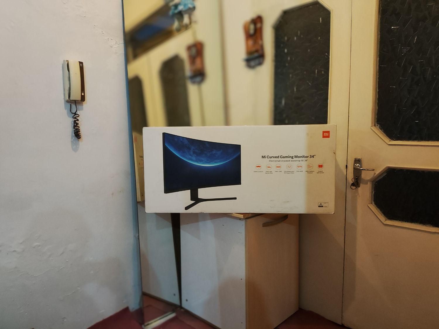 مانیتور شیامی mic curve gaming monitor 34inch|قطعات و لوازم جانبی رایانه|تهران, اختیاریه|دیوار