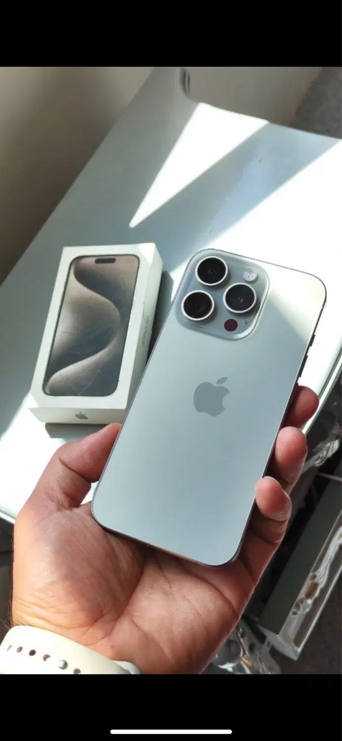 اپل iPhone 15 Pro با حافظهٔ ۱۲۸ گیگابایت|موبایل|مشهد, سید رضی|دیوار