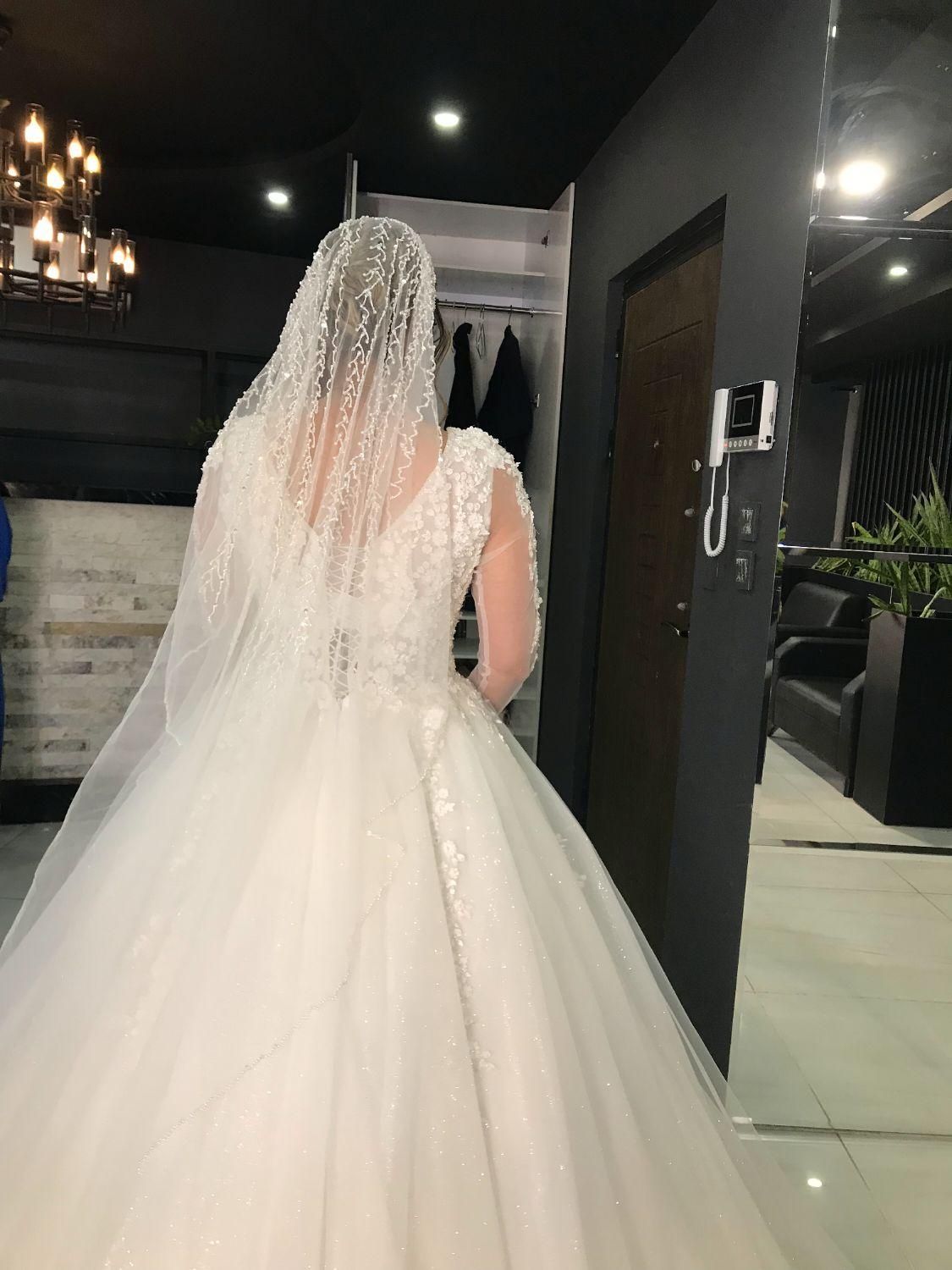 لباس عروس شکوفه های بهاری|لباس|گرگان, |دیوار