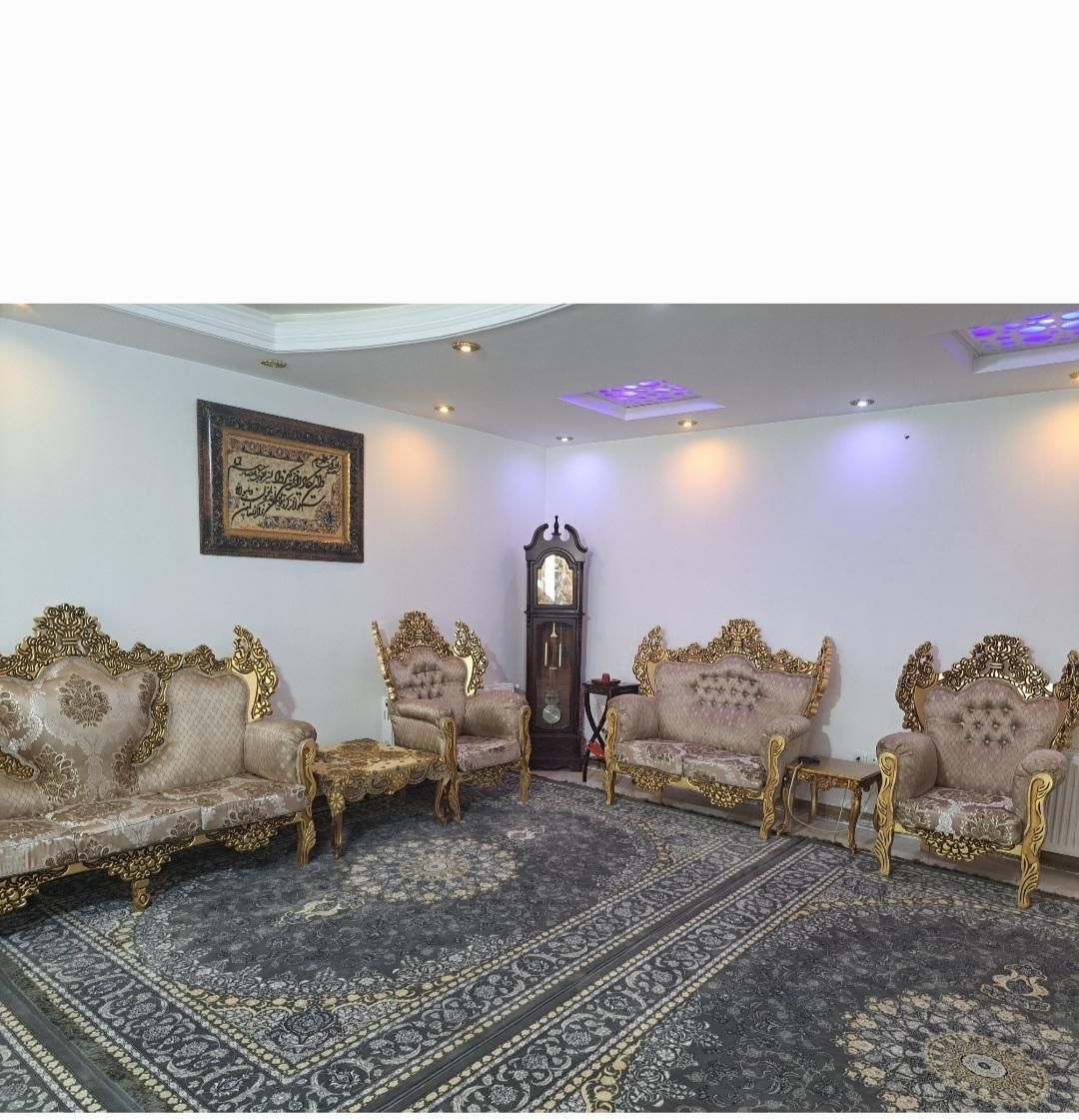 مبلمان استیل 7نفره|مبلمان خانگی و میز عسلی|شهریار, شهریار|دیوار