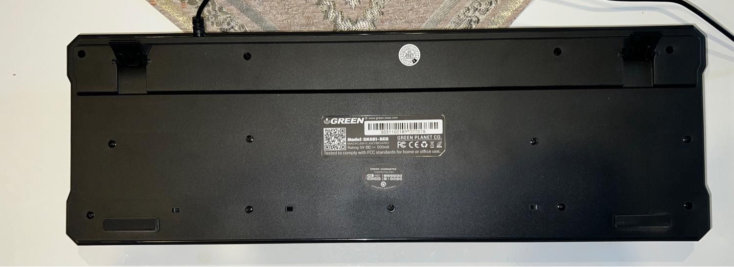 کیبورد گیمینگ GK601 RGB|قطعات و لوازم جانبی رایانه|شیراز, آبیاری|دیوار