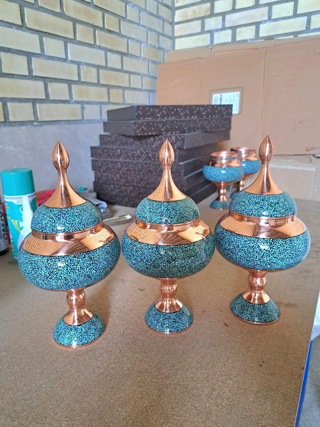 شکلات خوری فیروزه کوبی صنایع دستی|صنایع دستی و سایر لوازم تزئینی|اصفهان, باغ فدک|دیوار