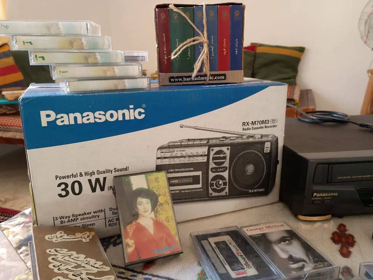 نوار کاست، vhs و رادیو ضبط مناسب کلکسیون ودکور|فیلم و موسیقی|زاهدان, |دیوار