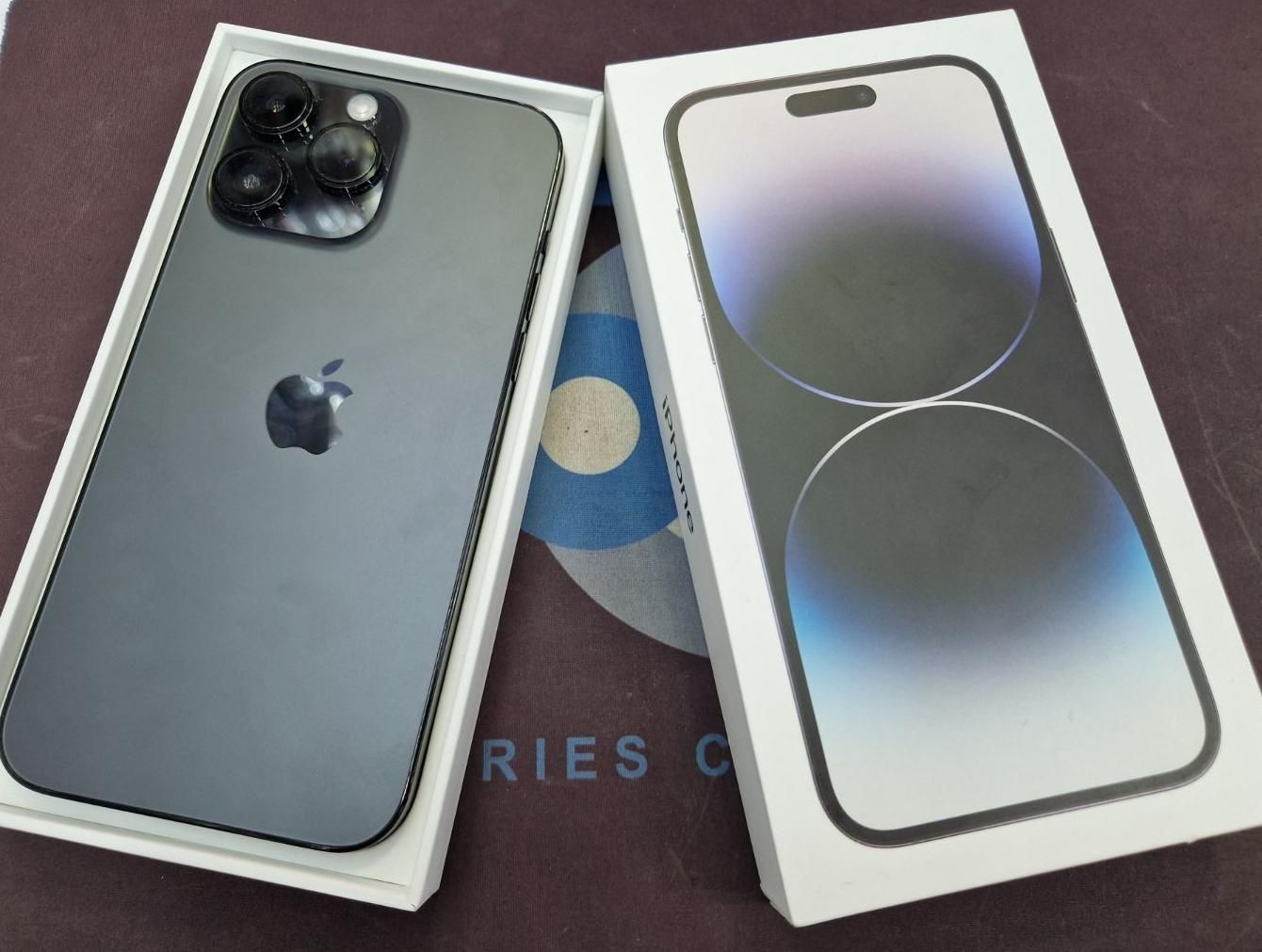 اپل iphone 14 Pro Max با حافظهٔ ۲۵۶ گیگابایت|موبایل|رشت, معلم|دیوار