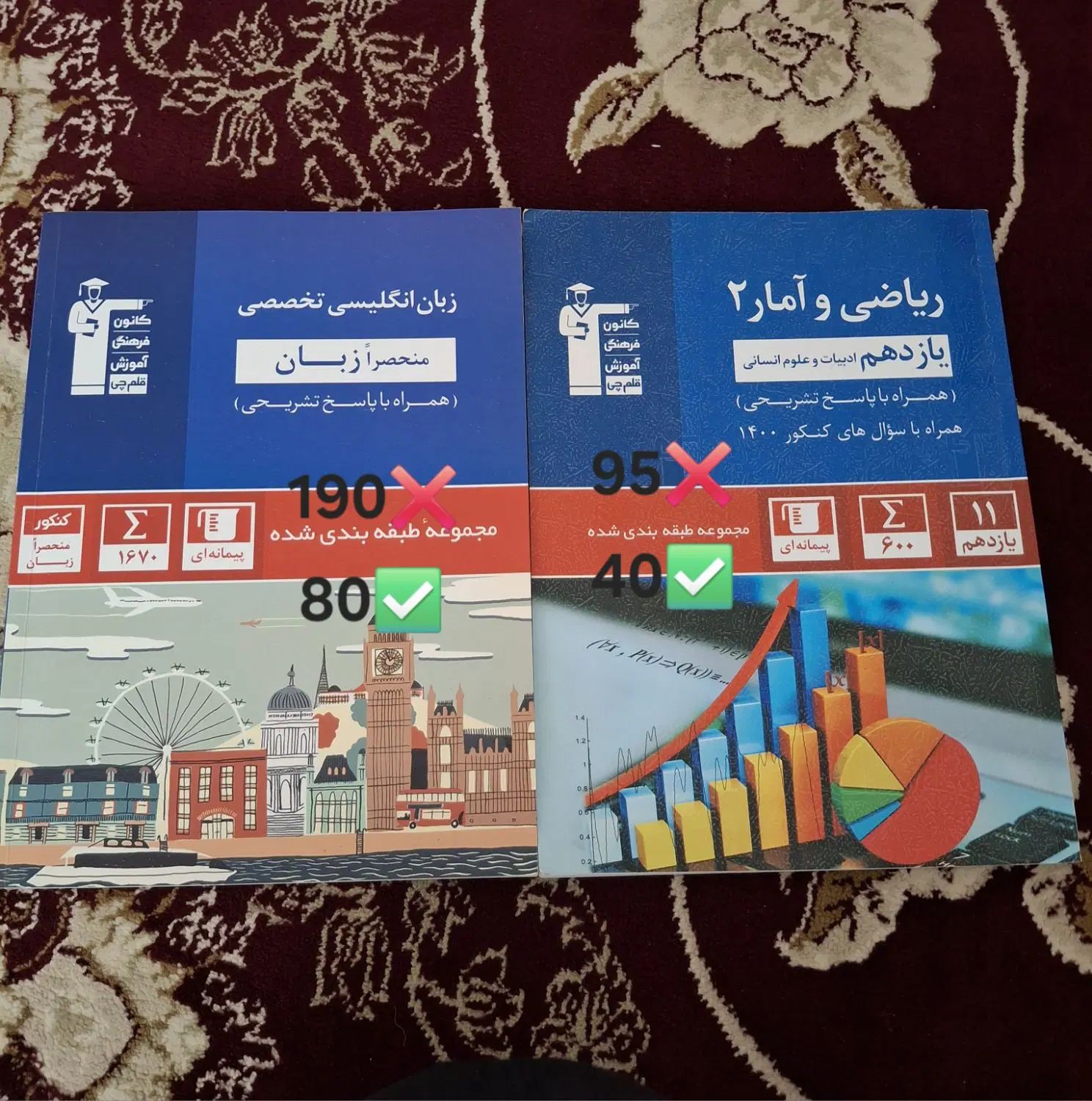 کتاب کنکور انسانی کمتر از نصف قیمت|کتاب و مجله آموزشی|رشت, کوی امام رضا|دیوار