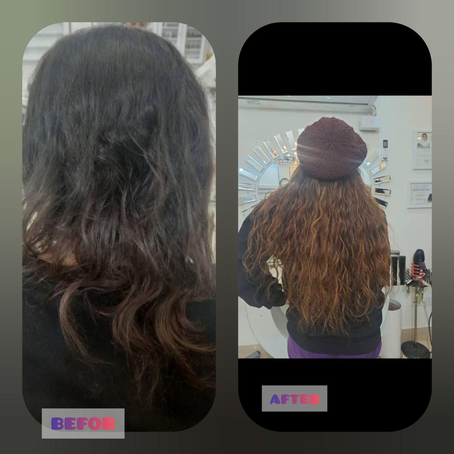 اکستنشن موی طبیعی|خدمات آرایشگری و زیبایی|شیراز, معالی‌آباد|دیوار