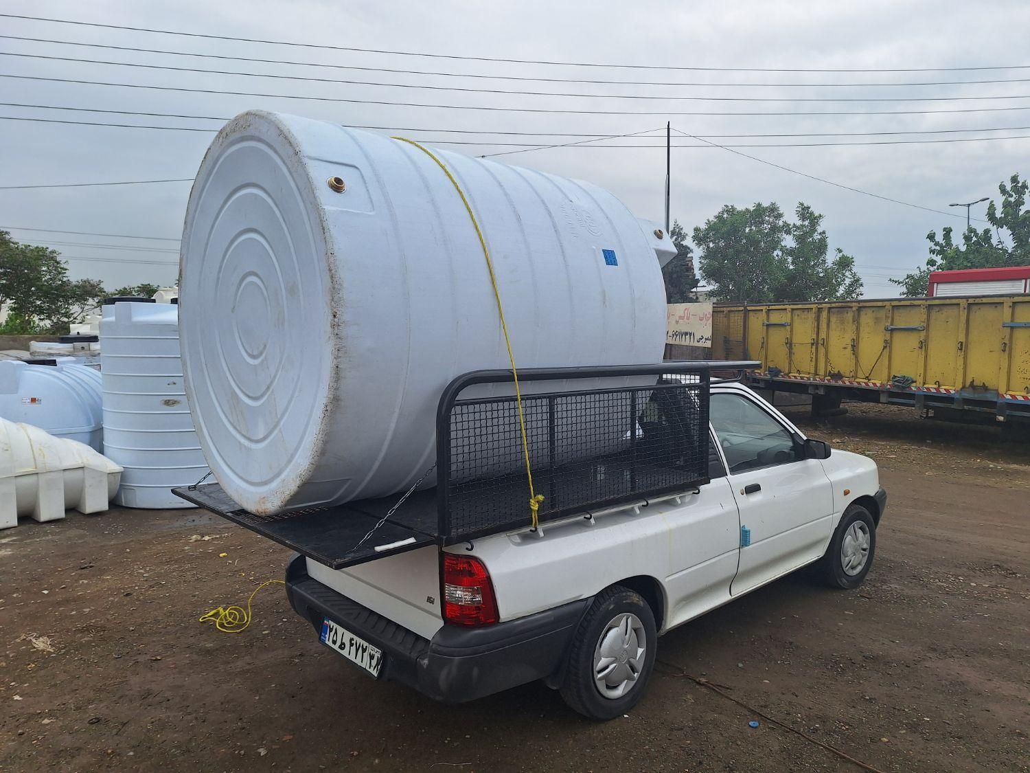 مخزن پلی اتیلن تانکر آب ۳ لایه|مصالح و تجهیزات ساختمان|تهران, وردآورد|دیوار