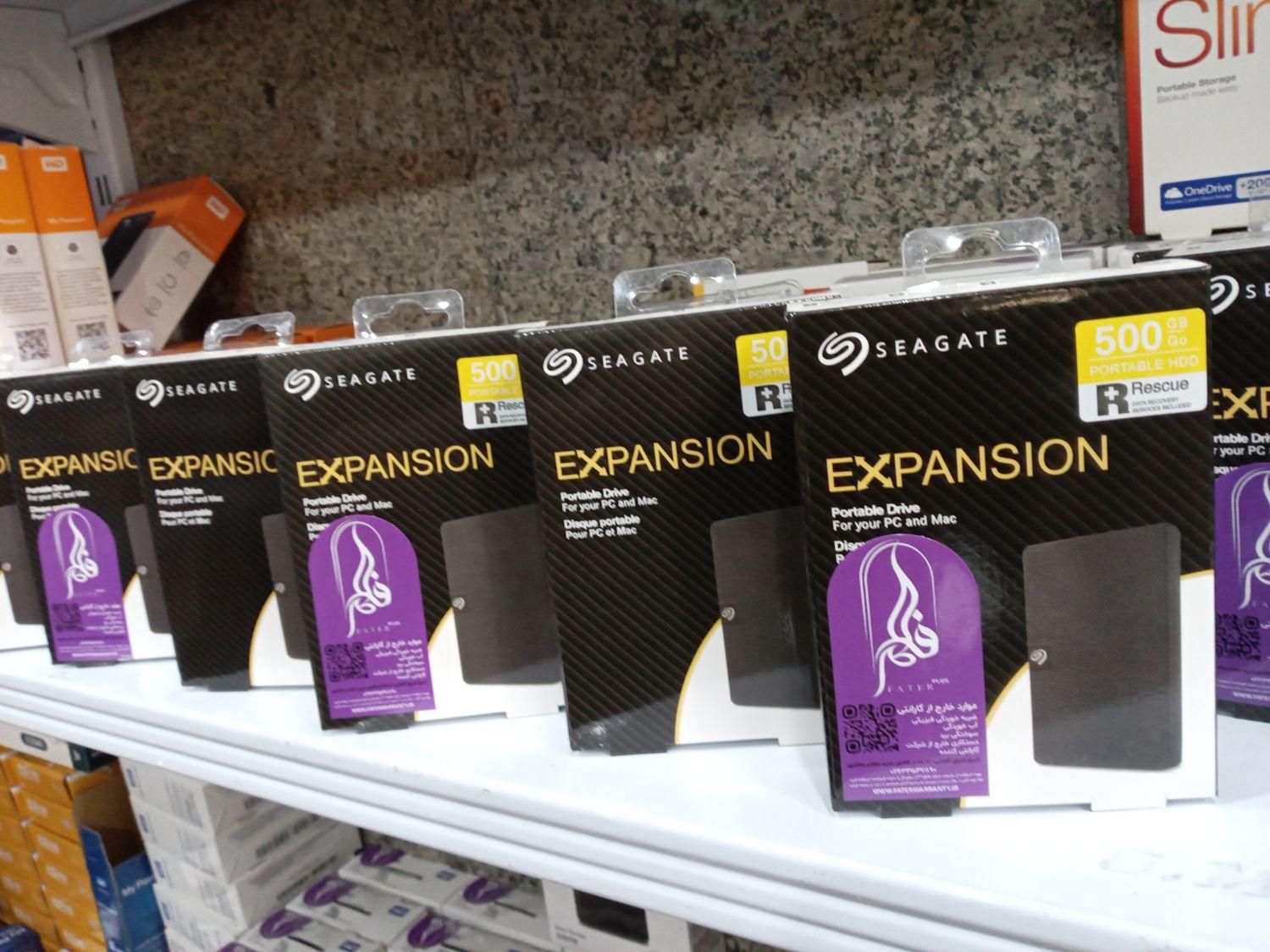 هارد اکسترنال Seagate expansion black 500gb|قطعات و لوازم جانبی رایانه|کرج, گلشهر|دیوار