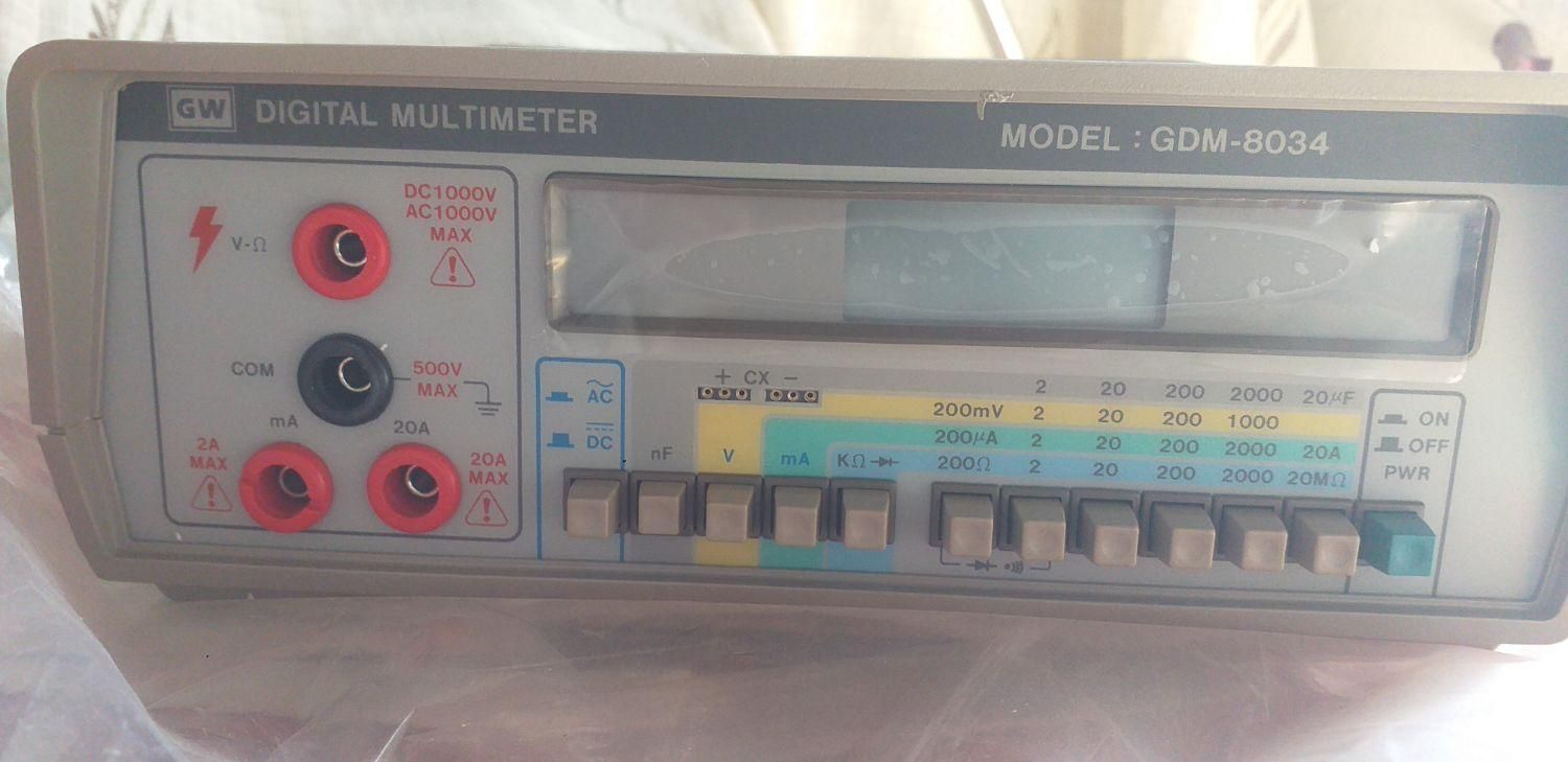 مولتی متر رومیزی گودویل GDM 8034|ابزارآلات|کرج, مصباح|دیوار