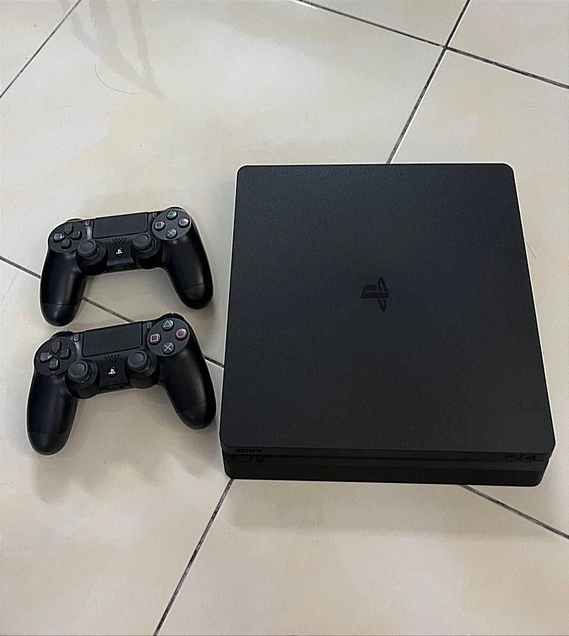 ps4 slim 1tb - دو دسته اسلیم یک ترابایت|کنسول، بازی ویدئویی و آنلاین|تهران, جمال‌زاده|دیوار