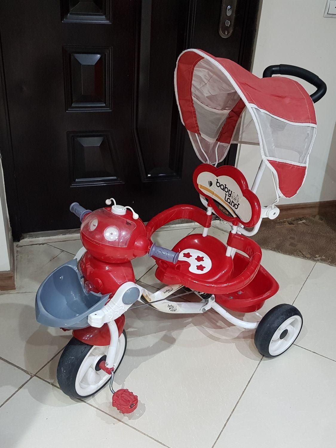 فروش سه چرخه بیبی لند در حد نو|اسباب و اثاث بچه|شاهین‌شهر, شهرک ردانی پور|دیوار