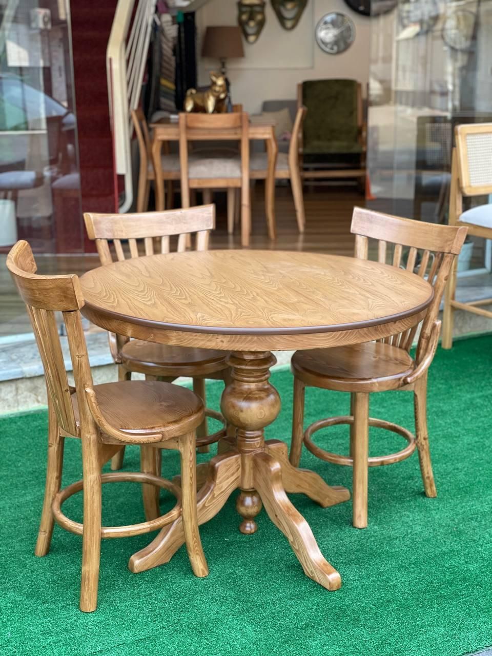 صندلی لهستانی چهار نفره|میز و صندلی غذاخوری|رشت, چله خانه|دیوار