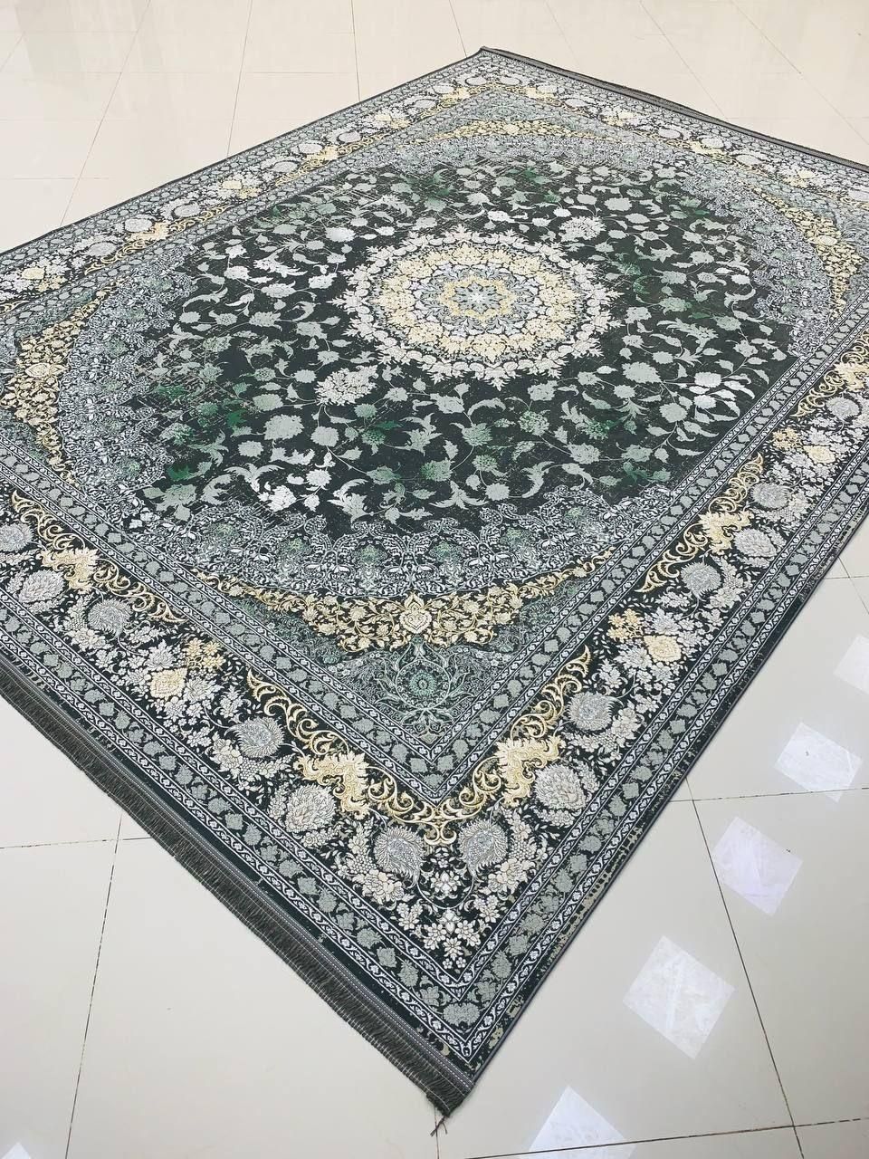 کارن دلفیتی سبز وینتج|فرش|یزد, |دیوار