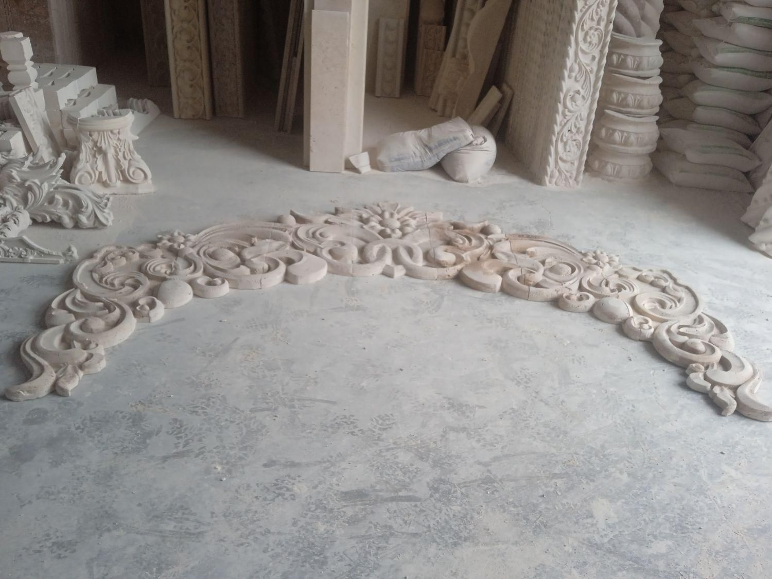 سنگ و نمای رومی|مصالح و تجهیزات ساختمان|قم, کوه سفید|دیوار