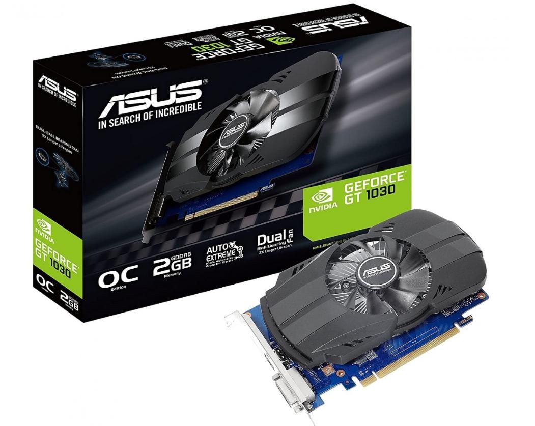 ASUS ph GT 1030 o2g کارت گرافیک در حد نو|قطعات و لوازم جانبی رایانه|تهران, جوادیه|دیوار