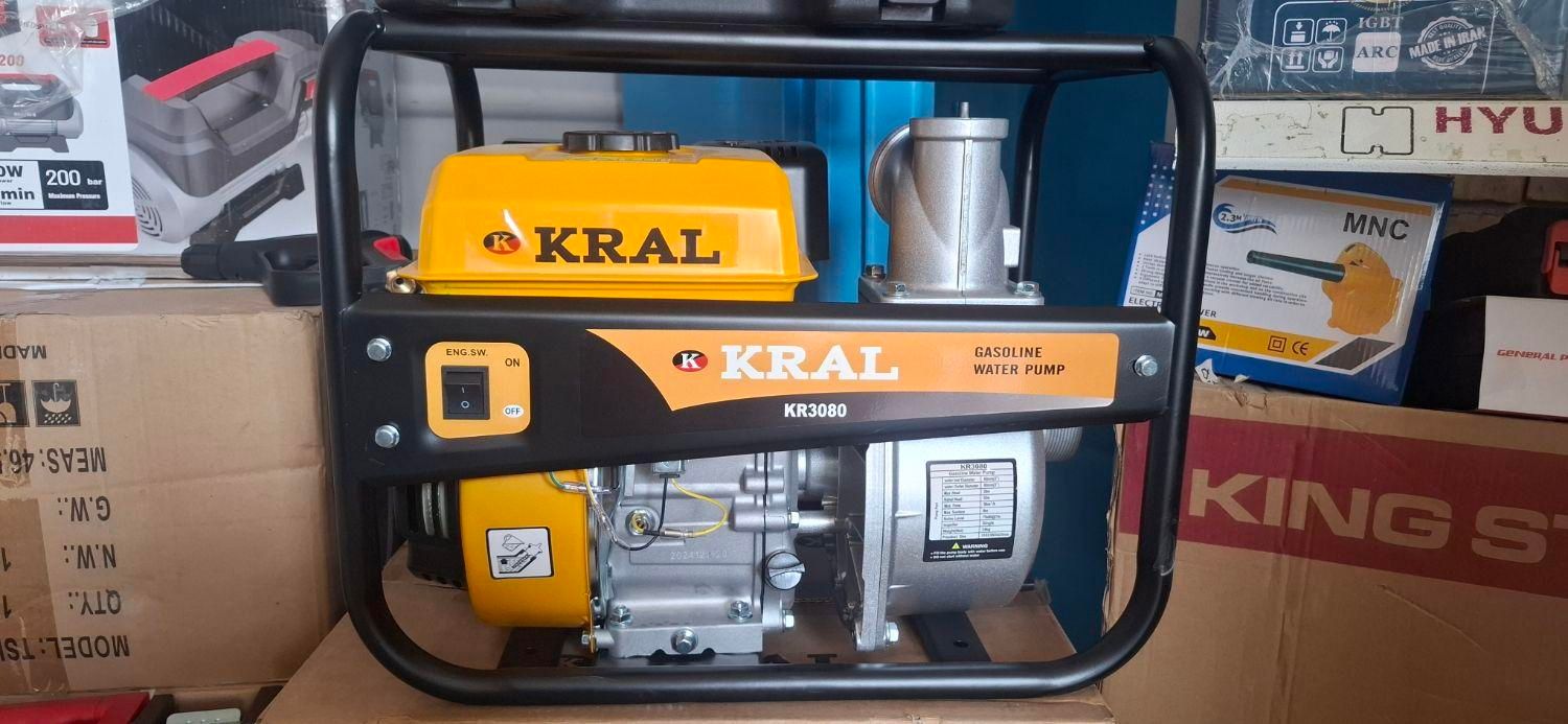 پمپ 3 اینچ بنزینی کرال موتور پمپ بنزینی|ابزارآلات|مرودشت, مختارآباد|دیوار