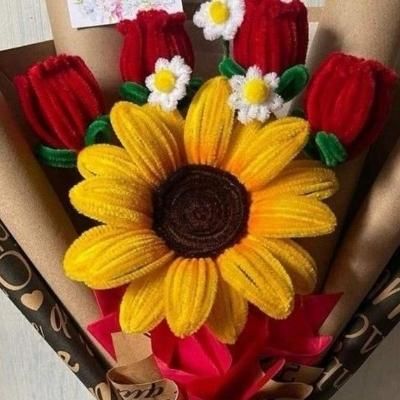 گل روبانی و دست‌ساز تزئینی ماندگار|گل مصنوعی|شیراز, شهرک گلستان|دیوار
