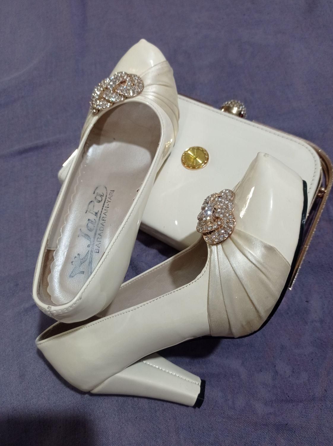 ست کیف و کفش مجلسی|کیف، کفش، کمربند|ری, دولتآباد|دیوار