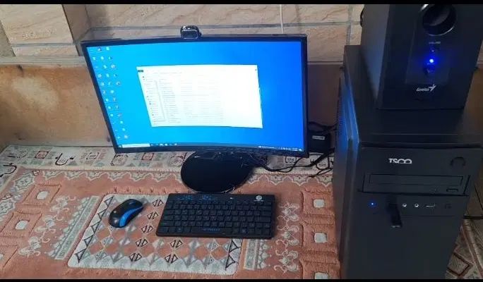 سیستم کامپیوتر با مانیتور و اسپیکر|رایانه رومیزی|تهران, سجاد|دیوار
