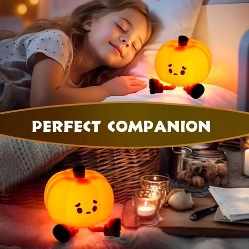 چراغ خواب سیلیکونی کدو اباژور سیلیکونی کدو ضربه ای|چراغ خواب و آباژور|شیراز, بازار|دیوار