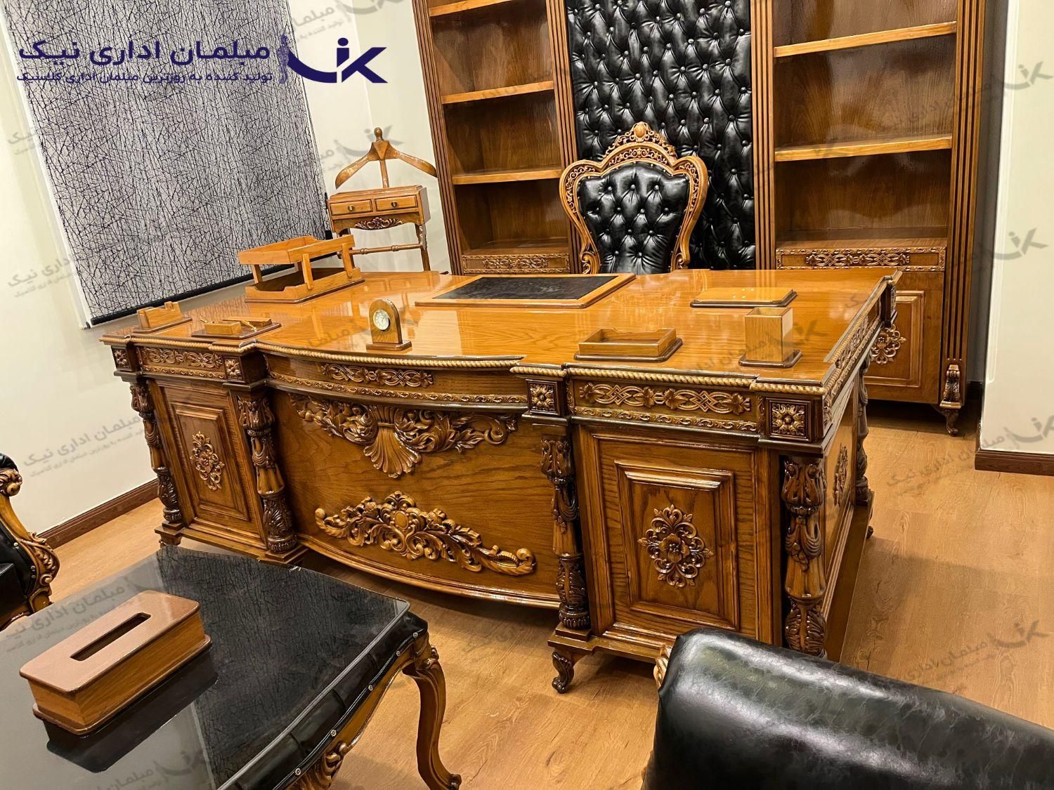 مبلمان اداری کتابخانه کلاسیک میز  دفتر کار شرکتی|دفتر کار|تهران, شهرک ولیعصر جنوبی|دیوار