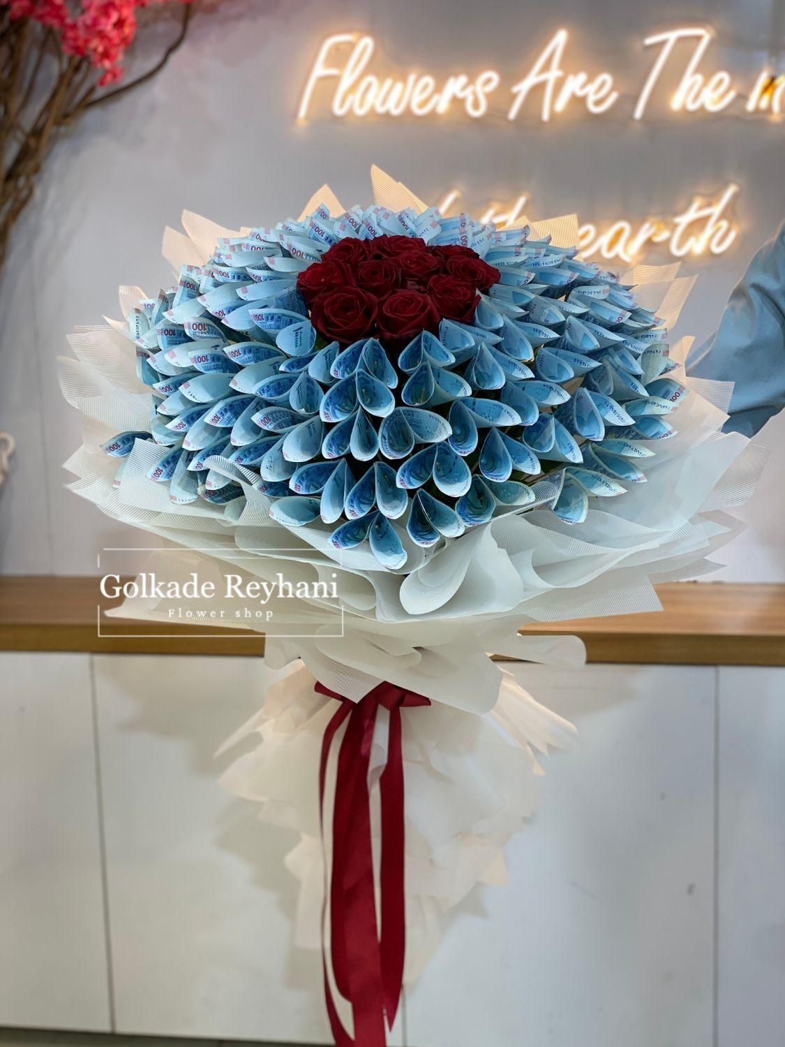 دسته گل پول ارایی|گل مصنوعی|مشهد, هنرور|دیوار