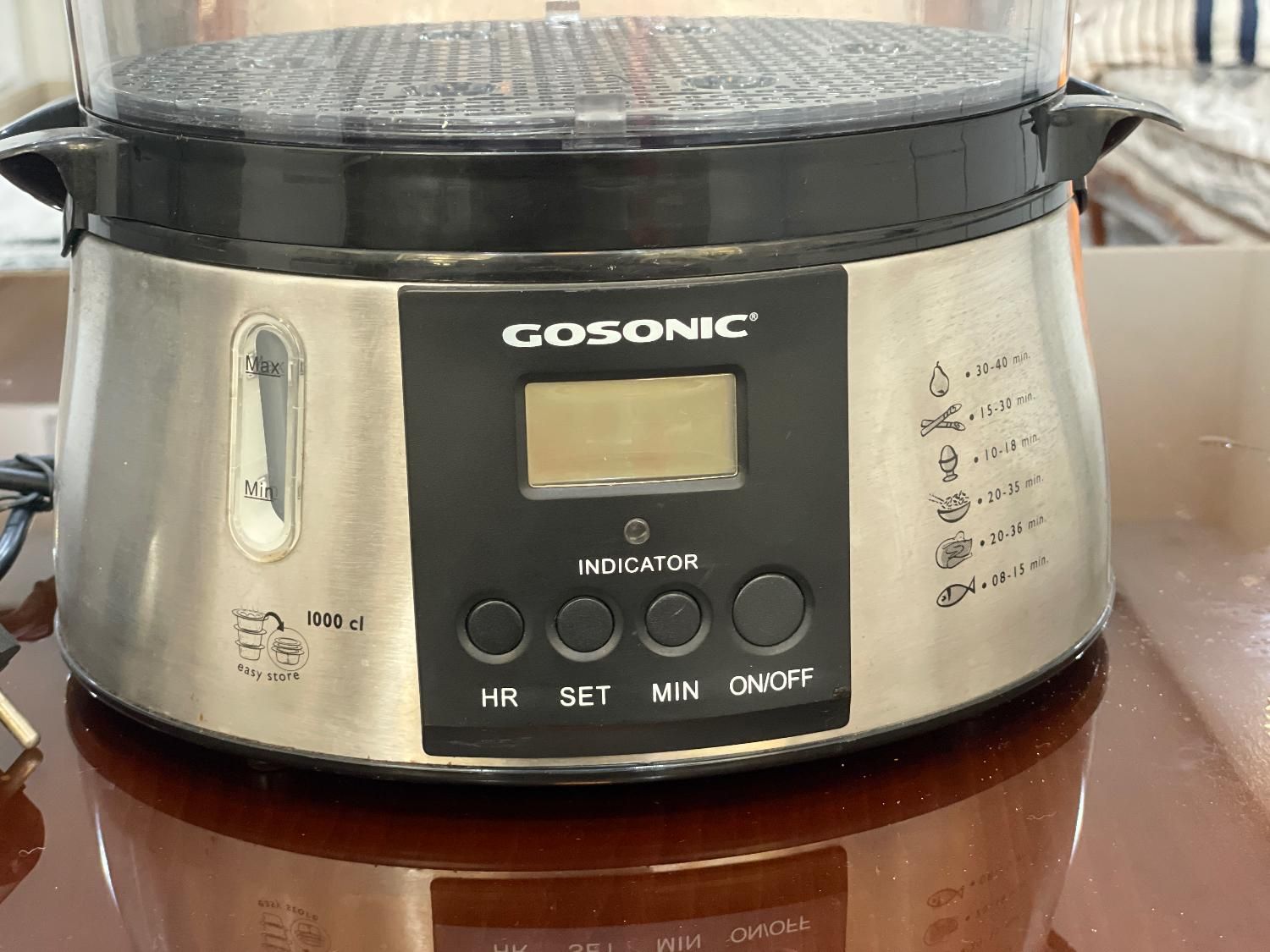 بخار پز GOSONIC مدل GFS|اجاق گاز و لوازم برقی پخت‌وپز|تهران, افسریه جنوبی|دیوار