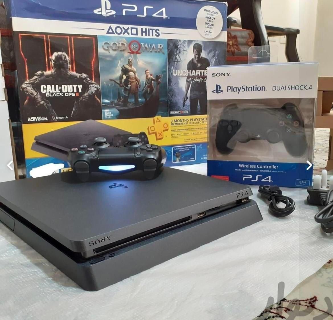 کنسول بازی ps4 اسلیم فول گیم پلی 4 پی اس 4|کنسول، بازی ویدئویی و آنلاین|خرم‌آباد, |دیوار