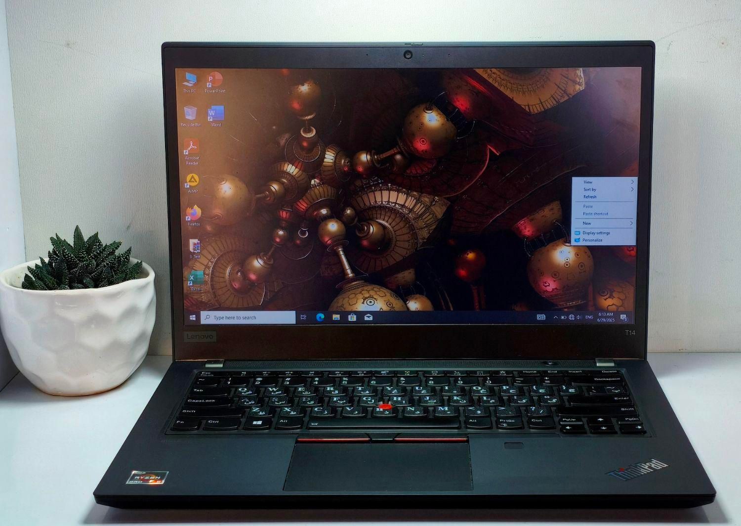 لپتاپ Lenovo T14 سبک مقاوم و جمع‌وجور|رایانه همراه|مشهد, امام خمینی|دیوار