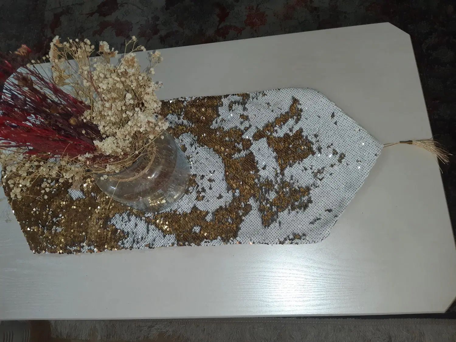 رومیزی و رانر شیک دورنگ|حراج|کرج, حیدرآباد|دیوار