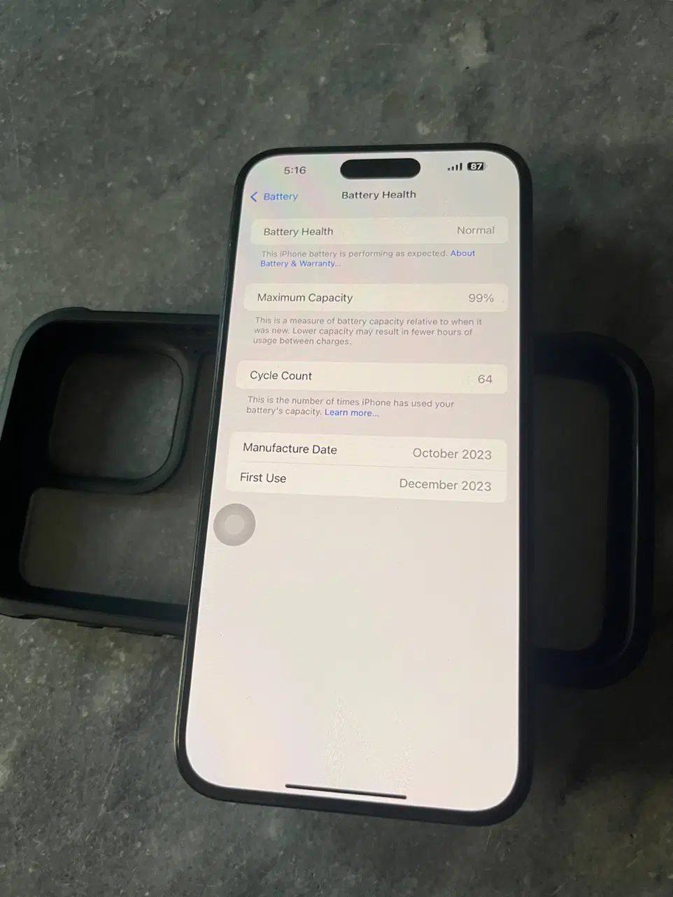 اپل iPhone 15 Pro Max با حافظهٔ ۲۵۶ گیگابایت|موبایل|تهران, مطهری|دیوار