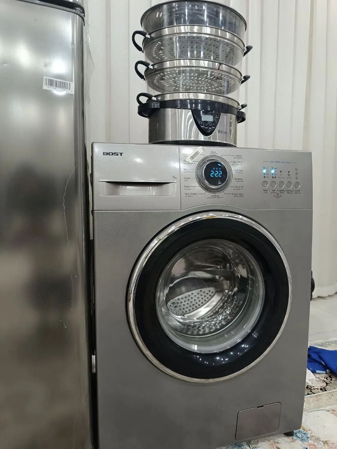 الکترواستیل آک آک ماشین لباسشویی نو یخچال فریزر|یخچال و فریزر|مشهد, شهرک مهر آباد|دیوار