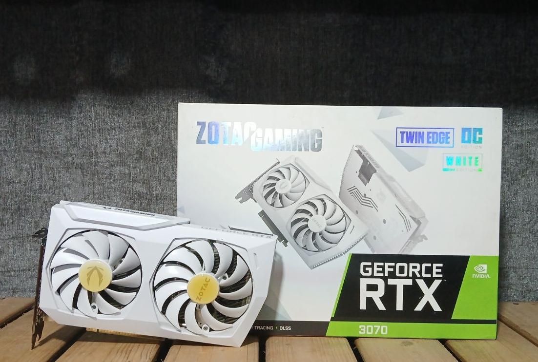 کارت گرافیک RTX 3070 ZOTAC GAMING WHITE 8GB|قطعات و لوازم جانبی رایانه|تهران, والفجر|دیوار