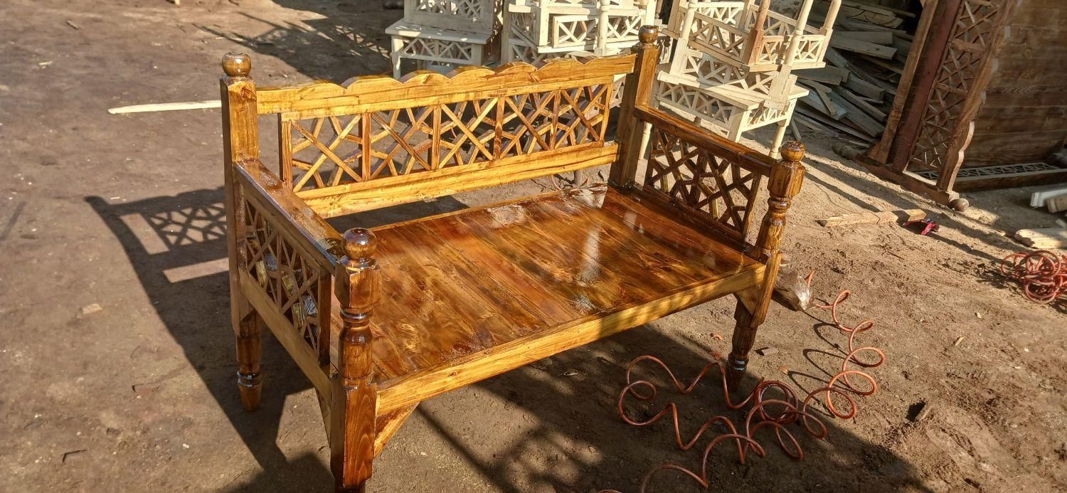 تخت سنتی ۱.۲۰ در ۶۰ چوب روس نو با ضمانت|مبلمان خانگی و میز عسلی|تهران, دولتخواه جنوبی|دیوار